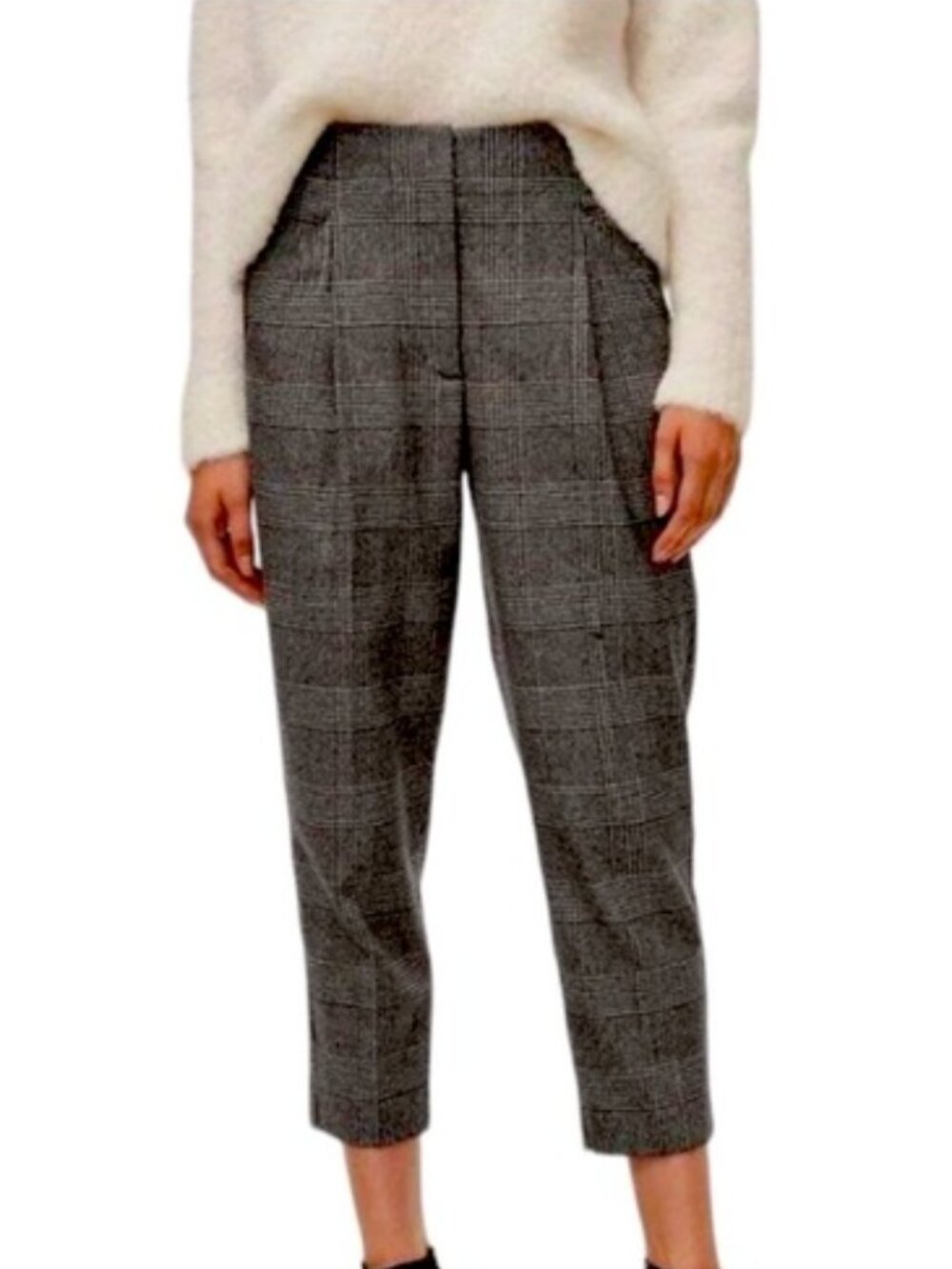 Aritzia Wilfred Chambray Wool & Cashmere Pants